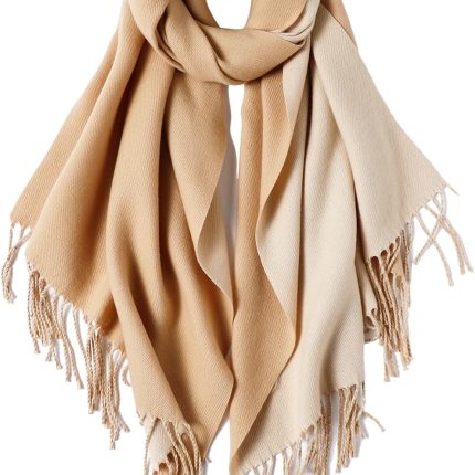 Womens Cashmere Scarf Large  Shawls and Wraps Light Blanket Scarf for Evening Dress Warm Daily Travel Office