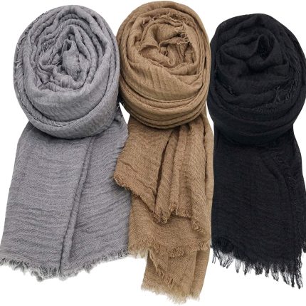 Women Scarf Shawl for All Season 3PCS Scarve Wrap Scarve.