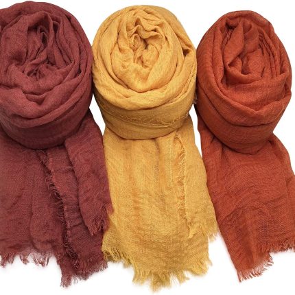 Women Scarf Shawl for All Season 3PCS Scarve Wrap Scarve.
